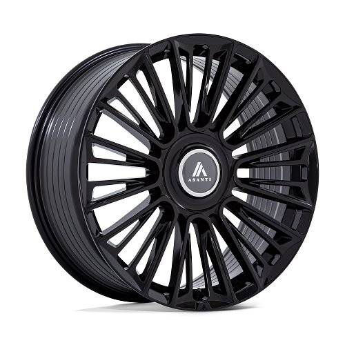 Asanti Black Label ABL49 Premier Gloss Black Custom Wheels 1